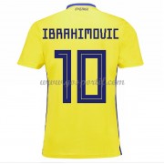 maillot de foot équipe nationale Suède 2018 Zlatan Ibrahimovic 10 maillot domicile..